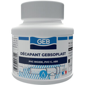 Décapants PVC Gebsoplast gel tube 125 ml - GEB - 793574