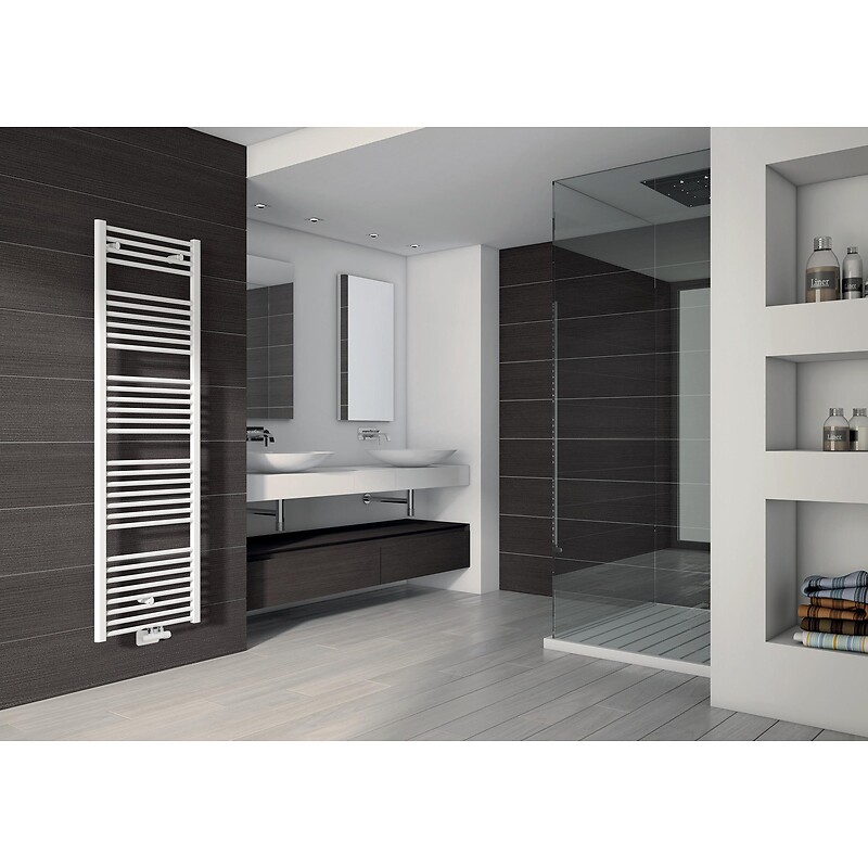 Radiateur sèche-serviettes Ares raccordement central 592W H : 1462 mm / L : 430 mm - IRSAP - 187980