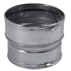 Raccord de départ foyer insert inox Ø 200/186 117200 - TEN - 778276