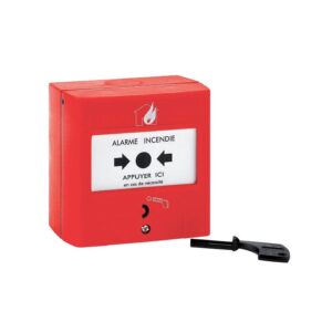 Déclencheur manuel rouge équipé d'une alarme incendie - Legrand - pose en saillie - Legrand - 365135