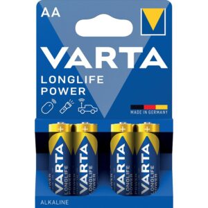 Pile alcaline Longlife Power AA/LR06 x4 1,5 V - VARTA - 622050