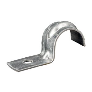 Attaches métalliques simples acier zingué brillant, pour tubes diamètre 20 mm, boîte de 200 pièces - DON QUICHOTTE - 572776