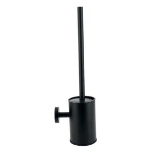 Porte-balayette mural noir avec brosse WC Alofi - LEGALLAIS - 148605