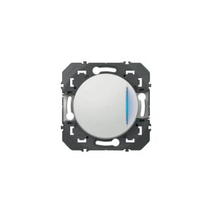 Poussoir simple avec voyant lumineux dooxie 6 A 250 V blanc - Legrand - 632913