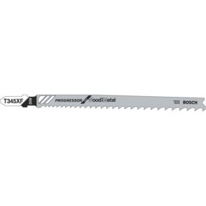 Lames de scies sauteuses T345XF, carte de 3 - BOSCH - 106450