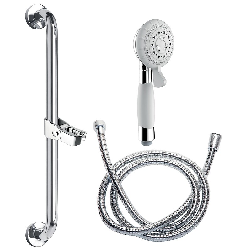 Ensemble de douche Dampier PMR sur barre avec douchette 3 jets - LEGALLAIS - 286050