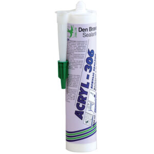 Mastic acrylique Acryl 306 coloris gris cartouche de 300ml - DEN BRAVEN - 574022