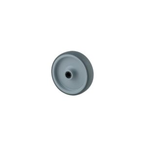 Roue polypropylène bandage caoutchouc thermoplastique type PRJ, diamètre 100 mm, alésage 12 mm, charge 80 kg - Tente - 258791