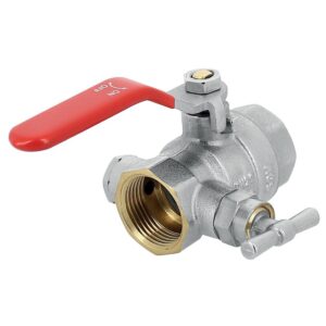 Vanne à sphère Vagar F/F à manette avec purge 20x27 - LEGALLAIS - 100655