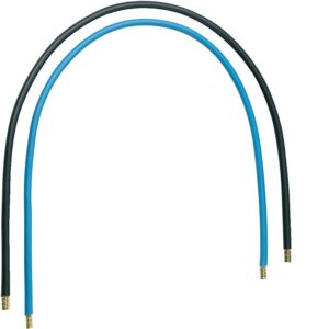 Jeu 2 conducteurs 16mm² bleu+noir 450mm - Hager - 549704