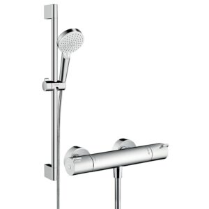 Ensemble de douche thermostatique Combi Crometta Vario / Ecostat 1001 CL - HANSGROHE - 599775