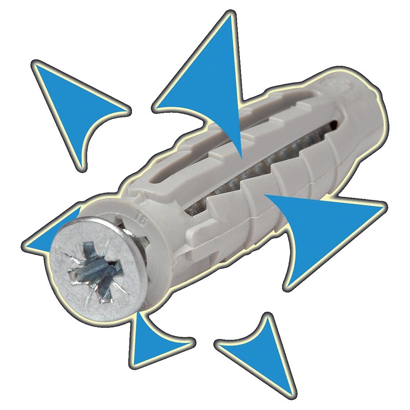 Chevilles universelles polyamide Pro 6 diamètre 10 boîte de 50 pièces - SPIT - 105169 – Image 3