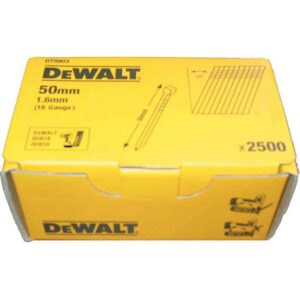 Pack de pointes lisses acier 1.6x32 - boite de 2500 - DEWALT - 536194
