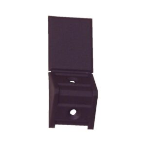 Taquets Systemtac Classic - en polypropylène, avec couvercle prémonté, marron, équerre simple, en boîte de 100 pièces - PRUNIER - 468678
