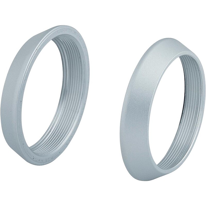 Paire de rosaces de finition pour rénovation Ø 75 mm finition argent mat - HOPPE - 629728