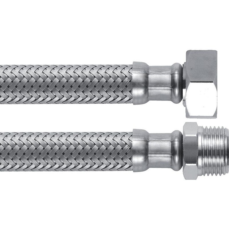 Flexible inox d'alimentation sanitaire M/F 15x21-15x21 longueur 150 mm Ø 8 - LEGALLAIS - 723205