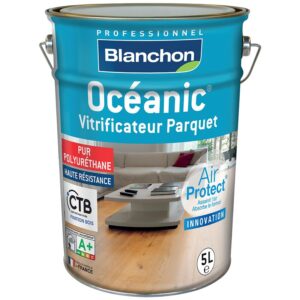 Vitrificateur parquet Océanic Air Protect, finition bois brut, bidon de 5 litres - BLANCHON - 444753