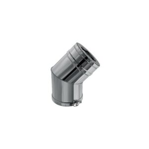 Coude Duoten 45° D.80/130 avec bride - TEN - 507522