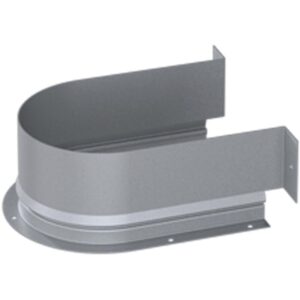 Bordure arrondie pour découpe du siphon - anthracite - hauteur 67 mm - en acier - HETTICH - 624766
