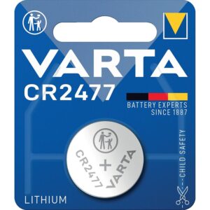 Pile électronique lithium Varta 3V CR 2477 - VARTA - 642357