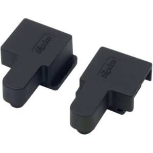Entraîneur double en polyamide finition noir Ø6 mm pour profil à gorge européenne mécanisme ouvrant à la française - FAPIM - 644239