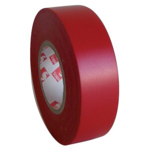 Adhésif d'isolation électrique 2702, rouge, largeur 15 mm, rouleau de 10 m - BARNIER - 692048