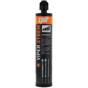 Scellement chimique vinylester VIPER XTREM pour scellements fers à béton et tiges filetées cartouche de 280ml - SPIT - 654494
