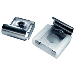 Kit de fixations à ressort en inox poli pour miroir - LEGALLAIS - 158111