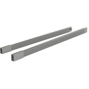 Kit de tringles pour tiroir à casseroles ArciTech longueur 270 mm coloris anthracite - livré avec fixations avant - HETTICH - 425286