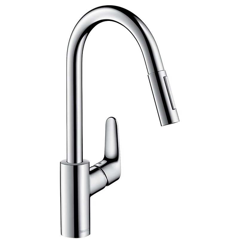 Mitigeur de cuisine à douchette extractible Focus - finition noir mat - HANSGROHE - 112758 – Image 2