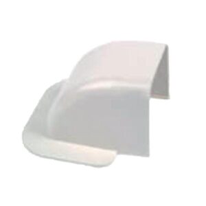 Amorce de mur blanche pour goulotte 80x60 mm - EID - 187695