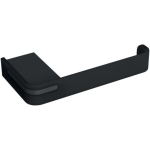 Distributeur de papier WC à fixer Alur noir mat en aluminium plié thermolaqué - PELLET - 109874
