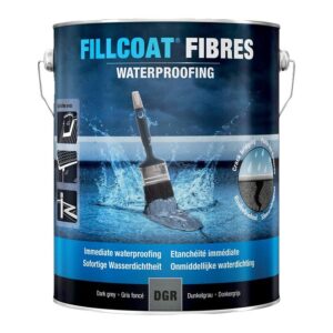Revêtement FILLCOAT®FIBRES réparation de trous et de fissures étanchéité immédiate bidon de 5l - RUST-OLEUM - 152532