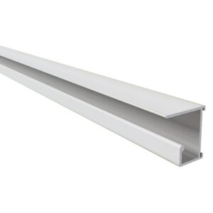 Profil de dossiers suspendus en aluminium laqué blanc montage sous tablette 4m - Atrius - 595491