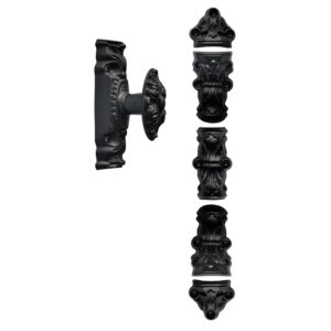 Crémone en fonte de style type A finition époxy noir - Rollinger - 383510