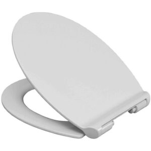 Abattant WC double à descente ralentie Azur Premium Slim déclipsable - finition blanc - SIAMP - 621741