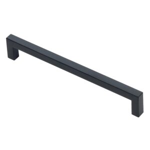Poignée en zamak STRETCH, entraxe 160, finition noir mat laqué - - 606068