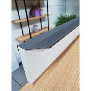 Poignée profil 653, finition anthracite, longueur 400 - - 623204