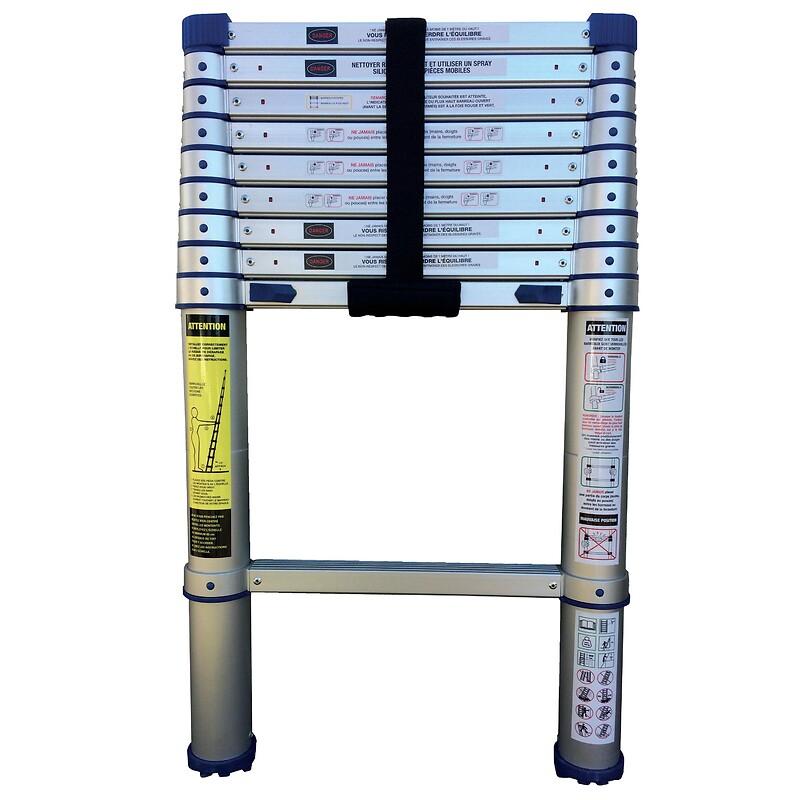 Échelle télescopique simple avec stabilisateurs 11 échelons 3,20 m X'TENSO 2 - TUBESCA - 178600 – Image 3
