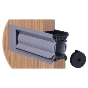 Entrée de boîte aux lettres isolante petit modèle en 236 mm coloris argent - GOETTGENS - 452544