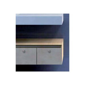 Bouton carré zamak nickelé brossé 25 x 25 mm, hauteur 28 mm - Mini 8151 - - 350631
