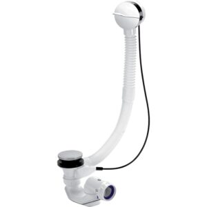 Vidage de baignoire Easybain Wave à câble 650 mm - NICOLL - 723249