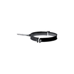 Collier aluminium laqué noir Ø 80/125 - TEN - 778665