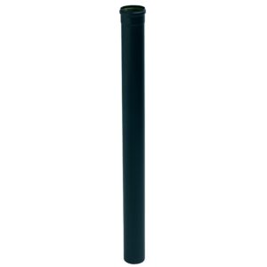 Tuyau noir mat 100 cm Ø 80 + joint - TEN - 778425