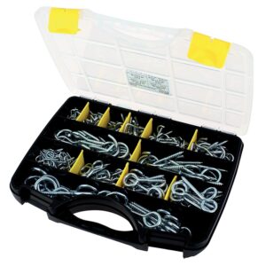 Coffret de 345 crochets, gonds et pitons acier zingué blanc Penang - LEGALLAIS - 528928