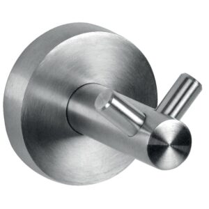 Patère murale inox brossé Alofi 2 accroches - LEGALLAIS - 697719