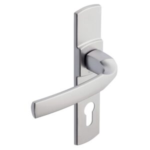 Béquille double sur plaque 165 mm ligne Artis chromé velours clé I - VACHETTE ASSA ABLOY - 195749
