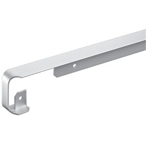Profils plans de travail aluminium longueur 670 mm - Raccord d'angle Polyrey épaisseur 38 mm rayon 3-5 - NORDLINGER - 613004