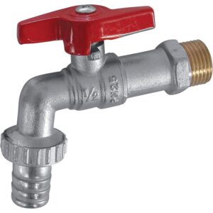 Robinet à boisseau sphérique 15x21-20x27 avec raccord au nez - SFERACO - 750461