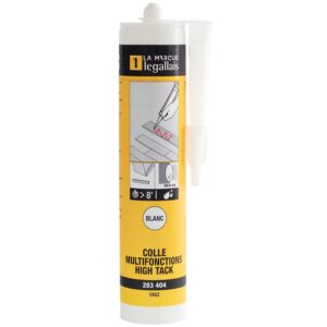 Mastic-colle multifonctions CRUZ High Tack à élasticité permanente et à prise rapide à base de polymères STP cartouche de 280ml - LEGALLAIS - 283404